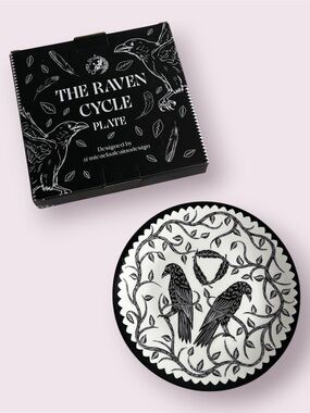 Fairyloot The Raven Cycle Decorative Plate